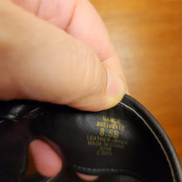 NWOT Ralph Lauren Leather Upper Black Sandals Women`s 8.5 - Picture 7 of 7